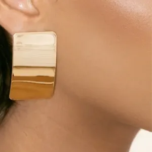 Big Rectangle Earrings