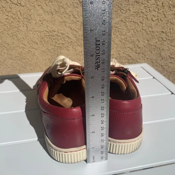 Born red leather sneakers size 9.5M