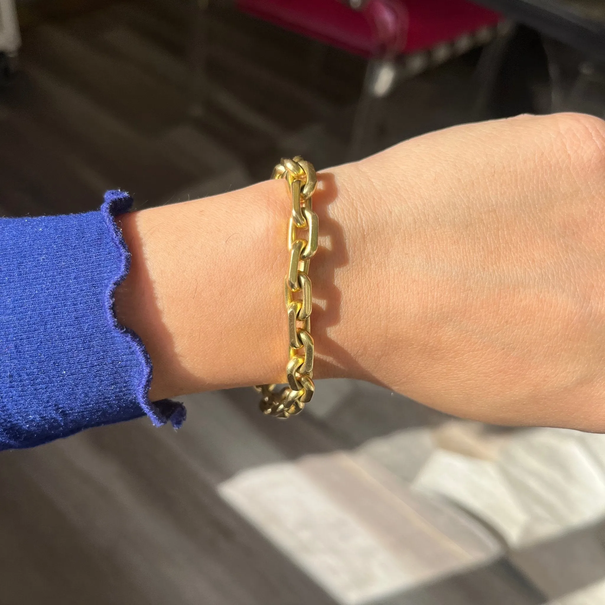 Chunky Cable Link Bracelet, by Boucheron Paris