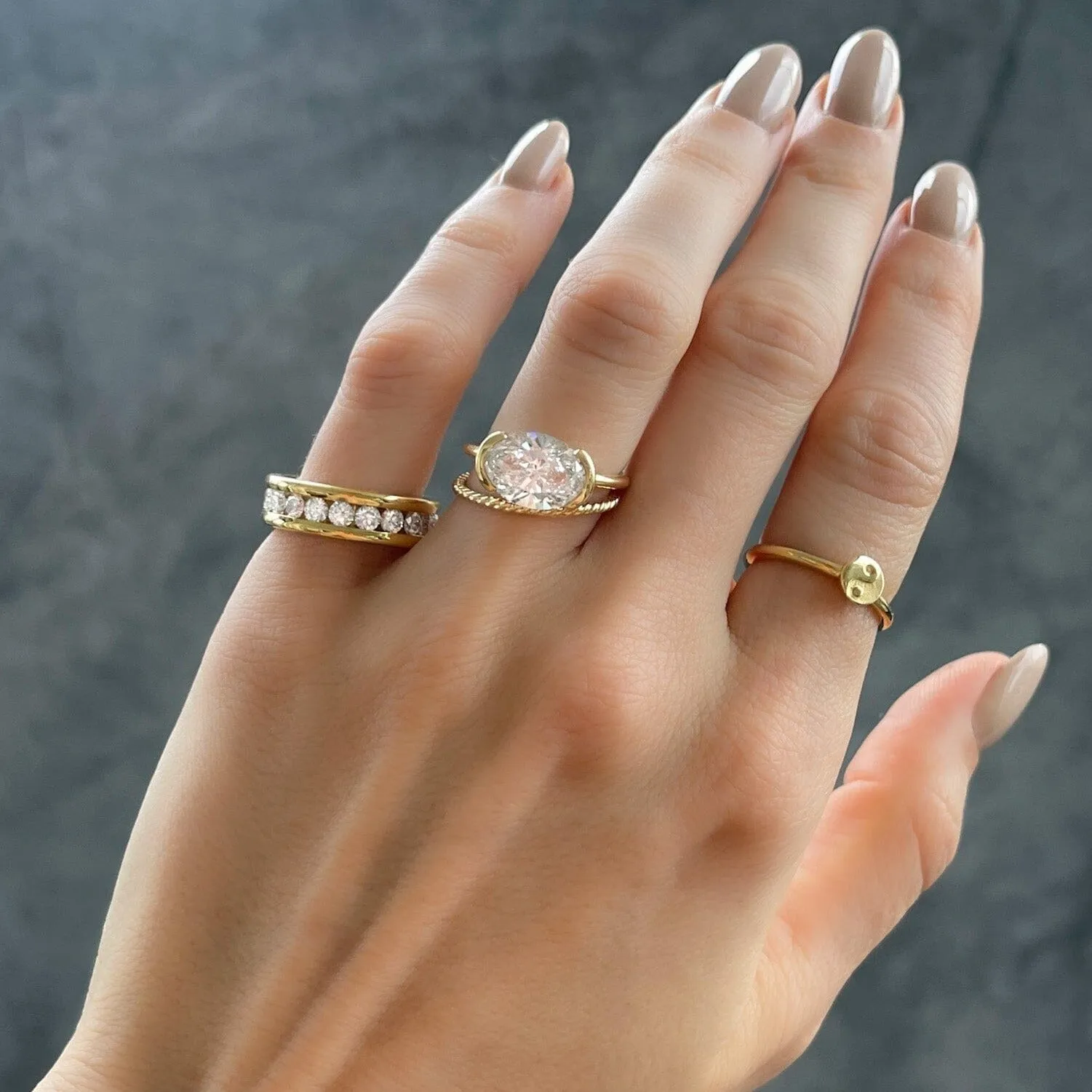 Chunky Channel Set Eternity band