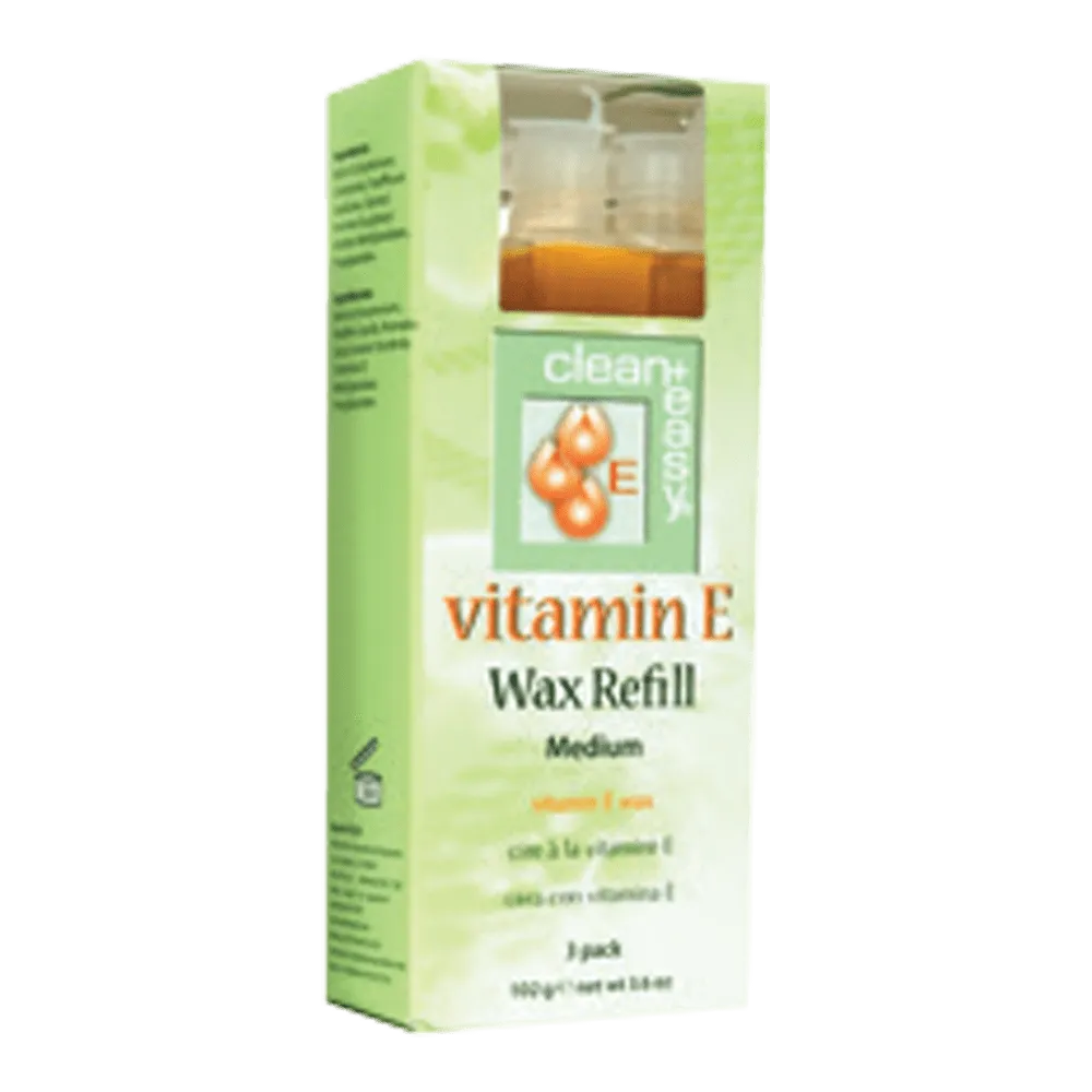 Clean & Easy Vitamin E Body Refill Medium 3 Pack