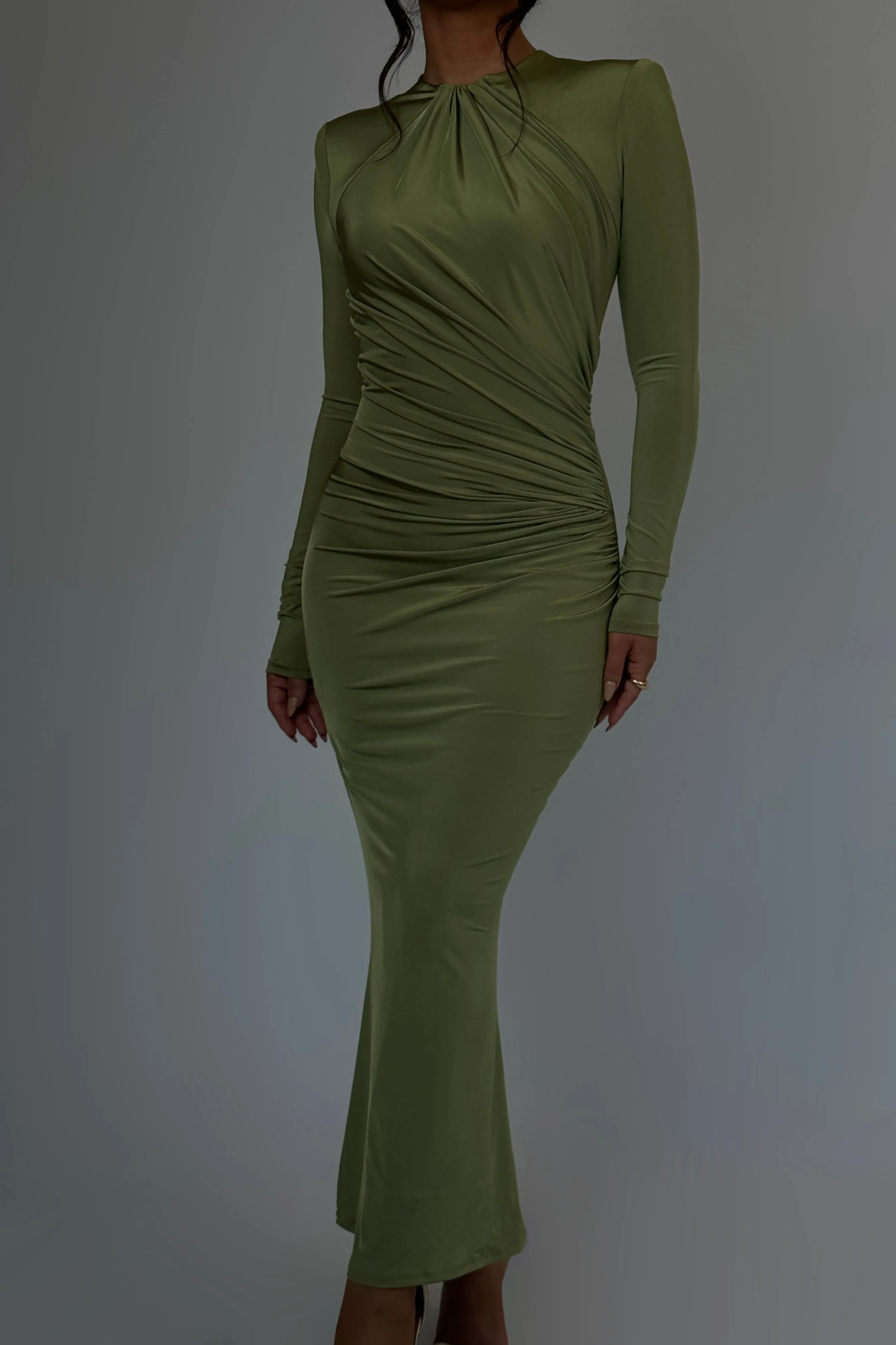 Clementine Water Grass Dress