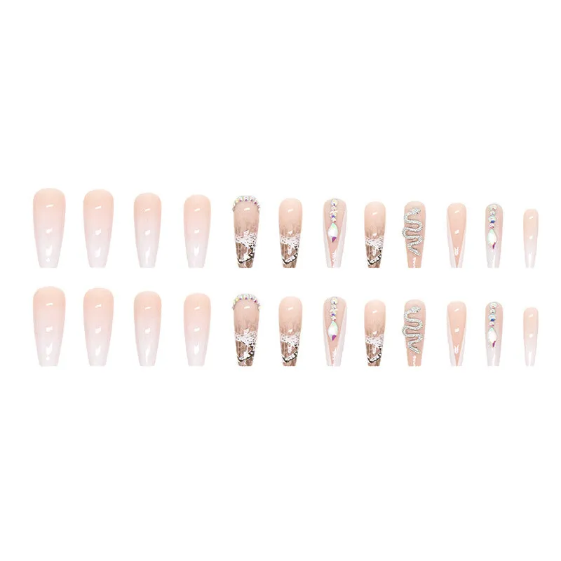 Coffin deluxe snake diamonds french V
