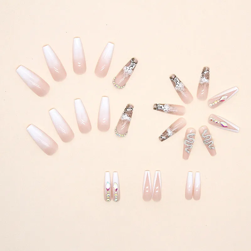 Coffin deluxe snake diamonds french V