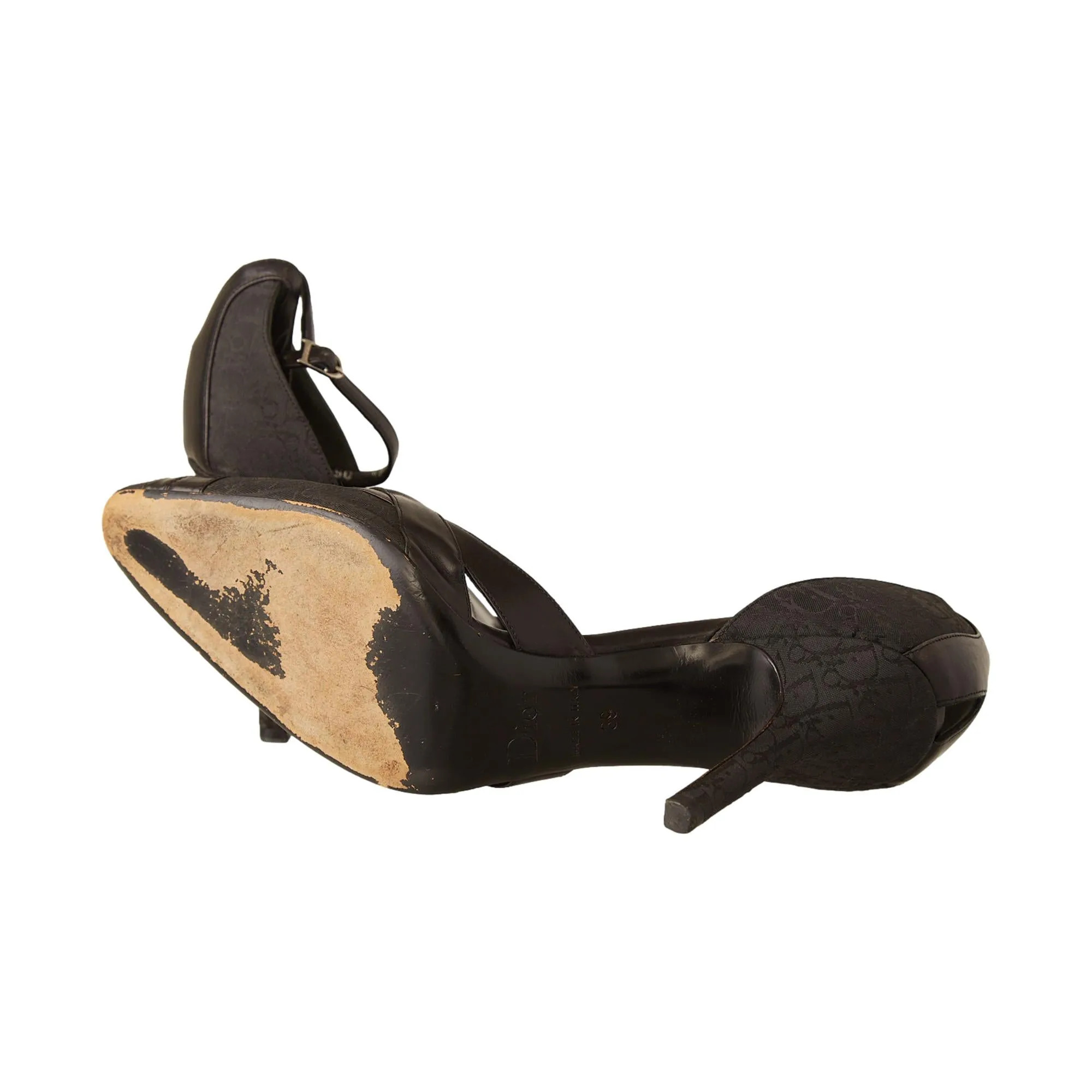 Dior Black Logo Heels