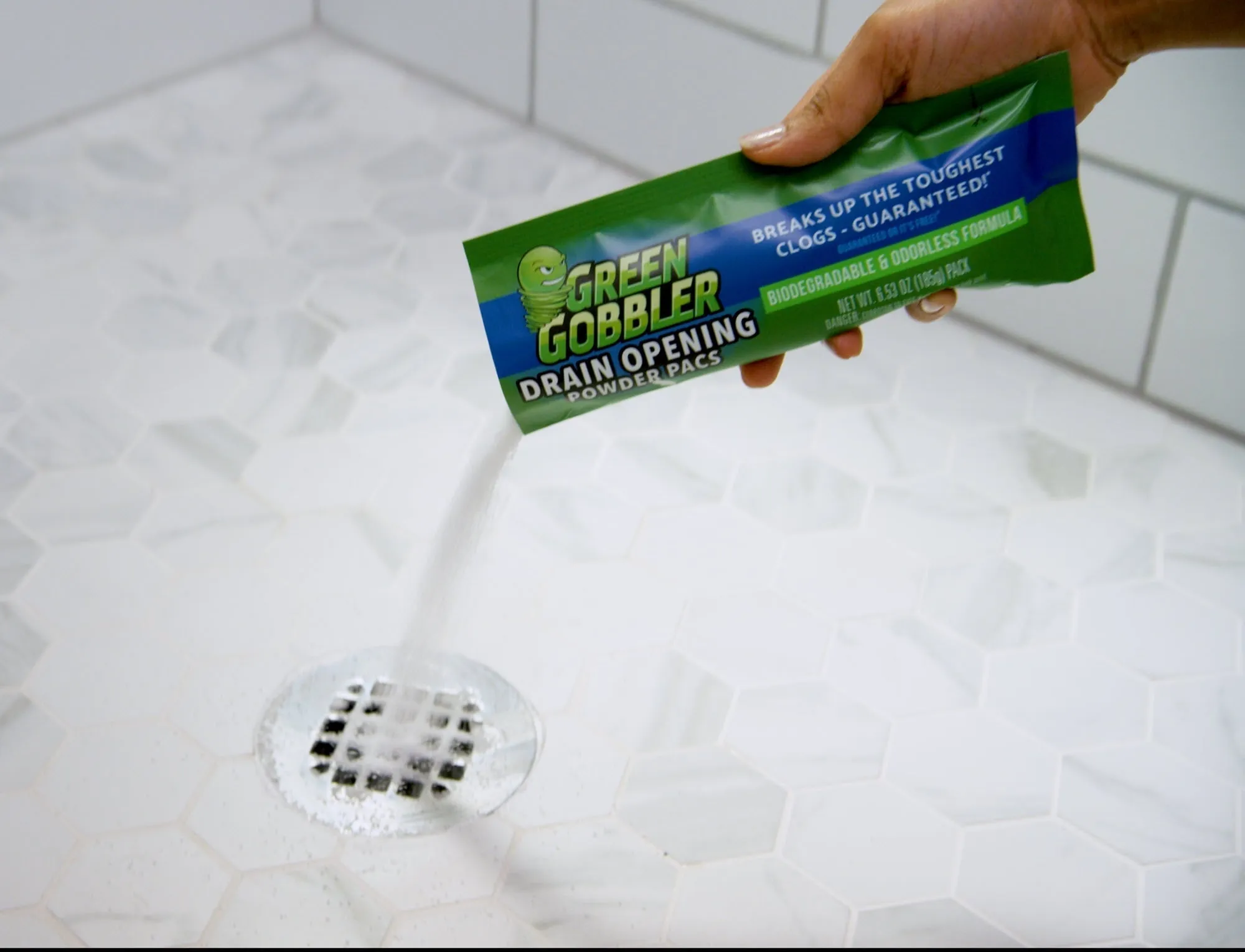 Green Gobbler 8.25 oz. Draining Opening Pacs (3 Count)