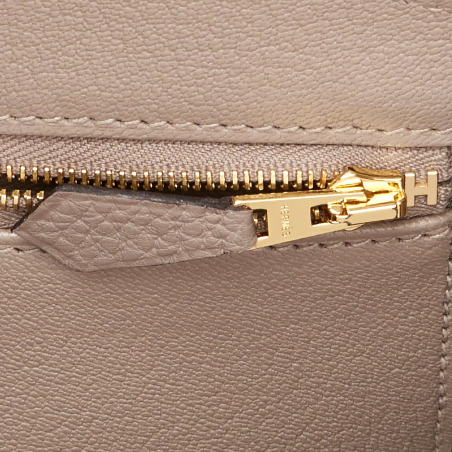 Hermes Gris Asphalte 35cm Birkin Togo Gold Hardware