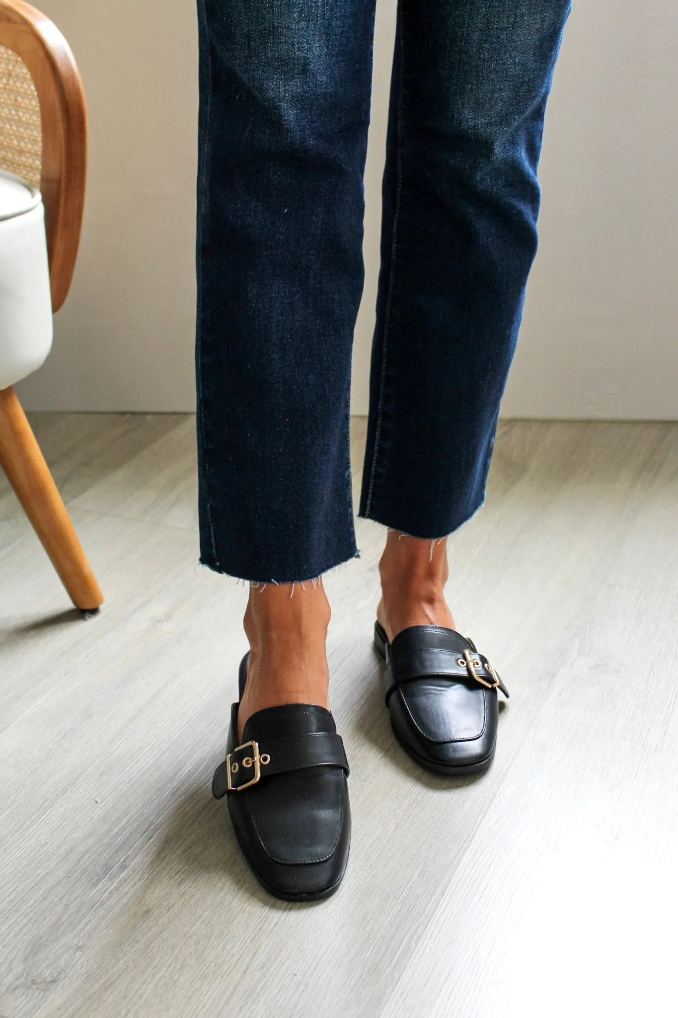 High Stakes Loafer Mule • Black - FINAL SALE