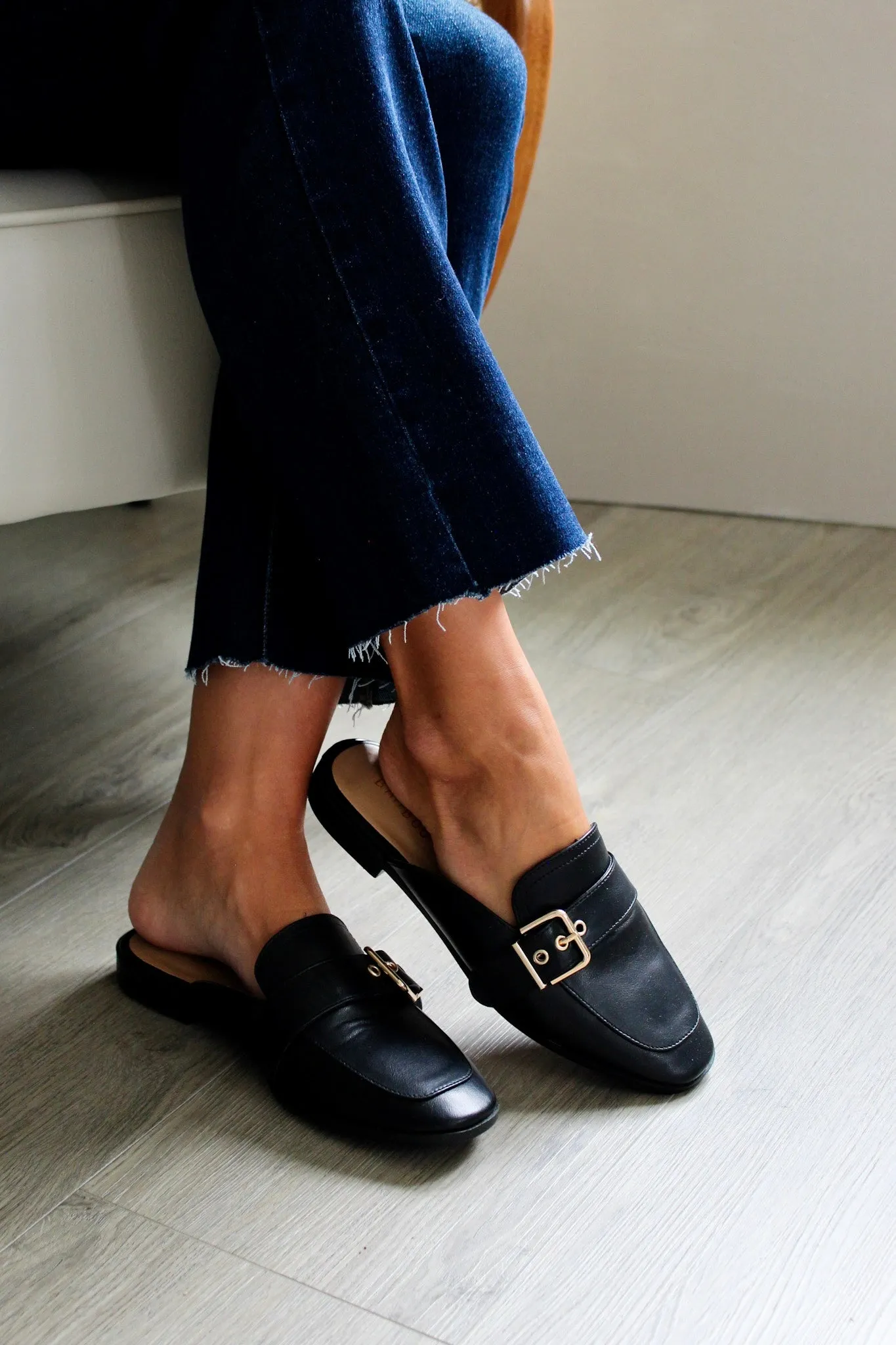 High Stakes Loafer Mule • Black - FINAL SALE