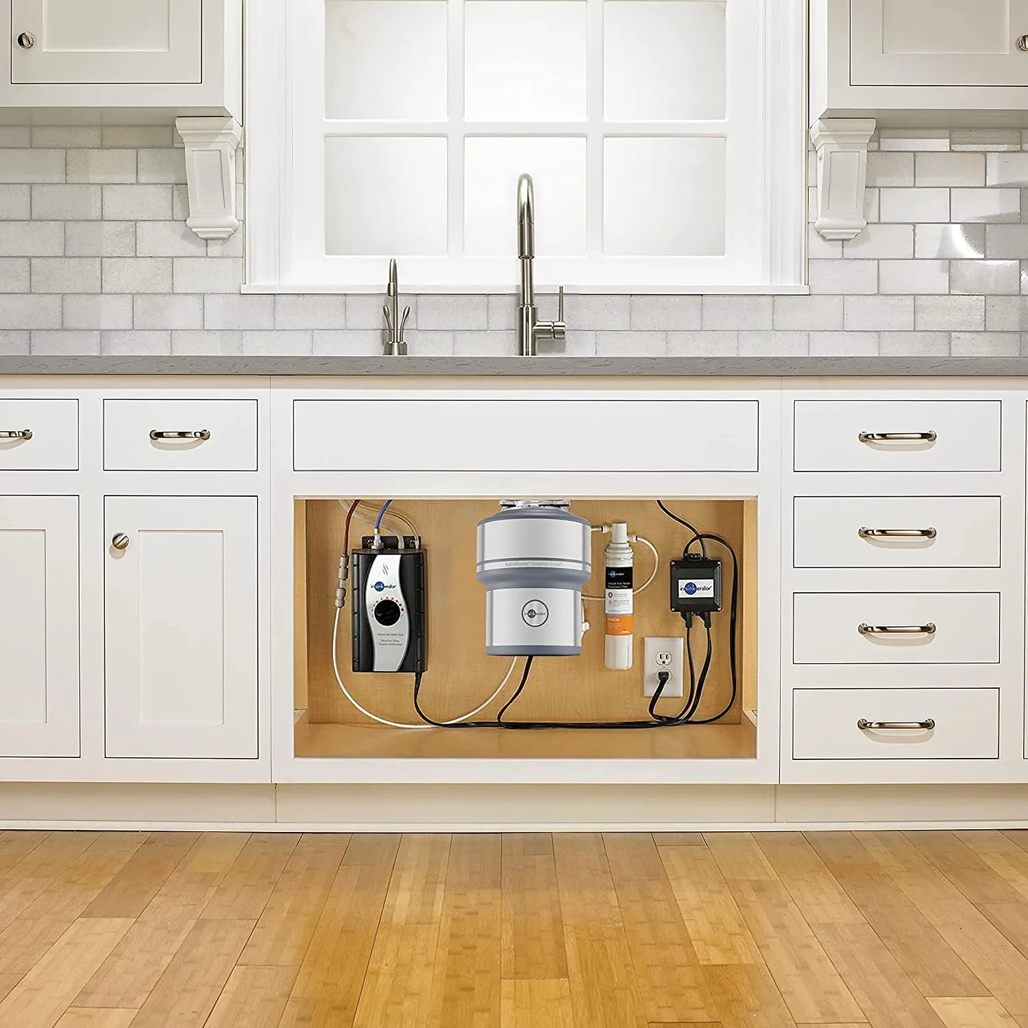 Insinkerator Evolution Excel Garbage Disposal, 1.0 HP Continuous Feed