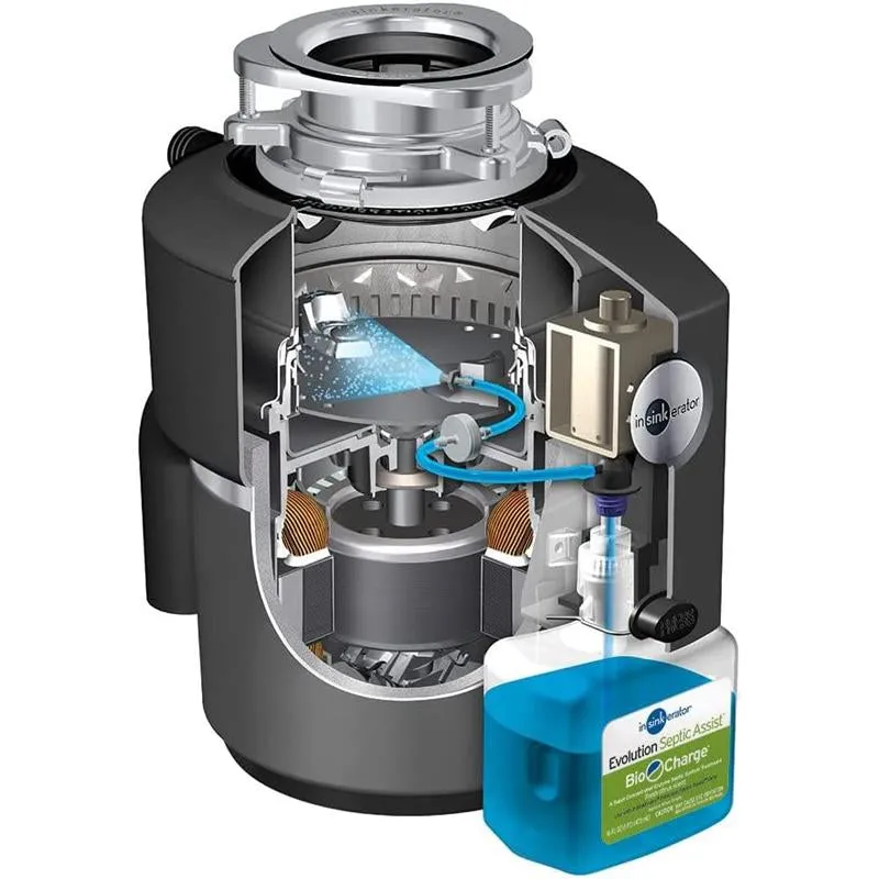 Insinkerator Evolution Septic Assist 3/4 HP Household Garbage Disposal