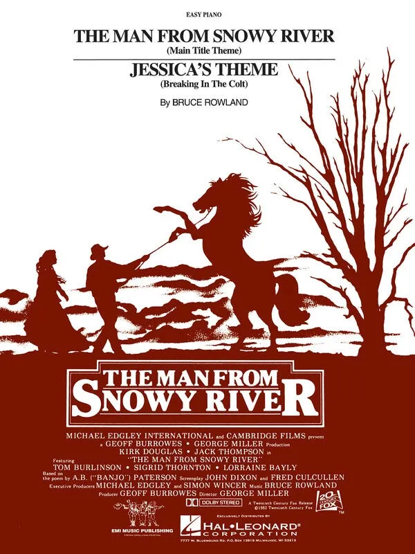 MAN FROM SNOWY RIVER AND JESSICAS THEME EASY PIANO