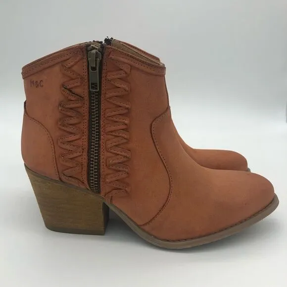 Musse and Cloud 100% Leather Booties NWOT