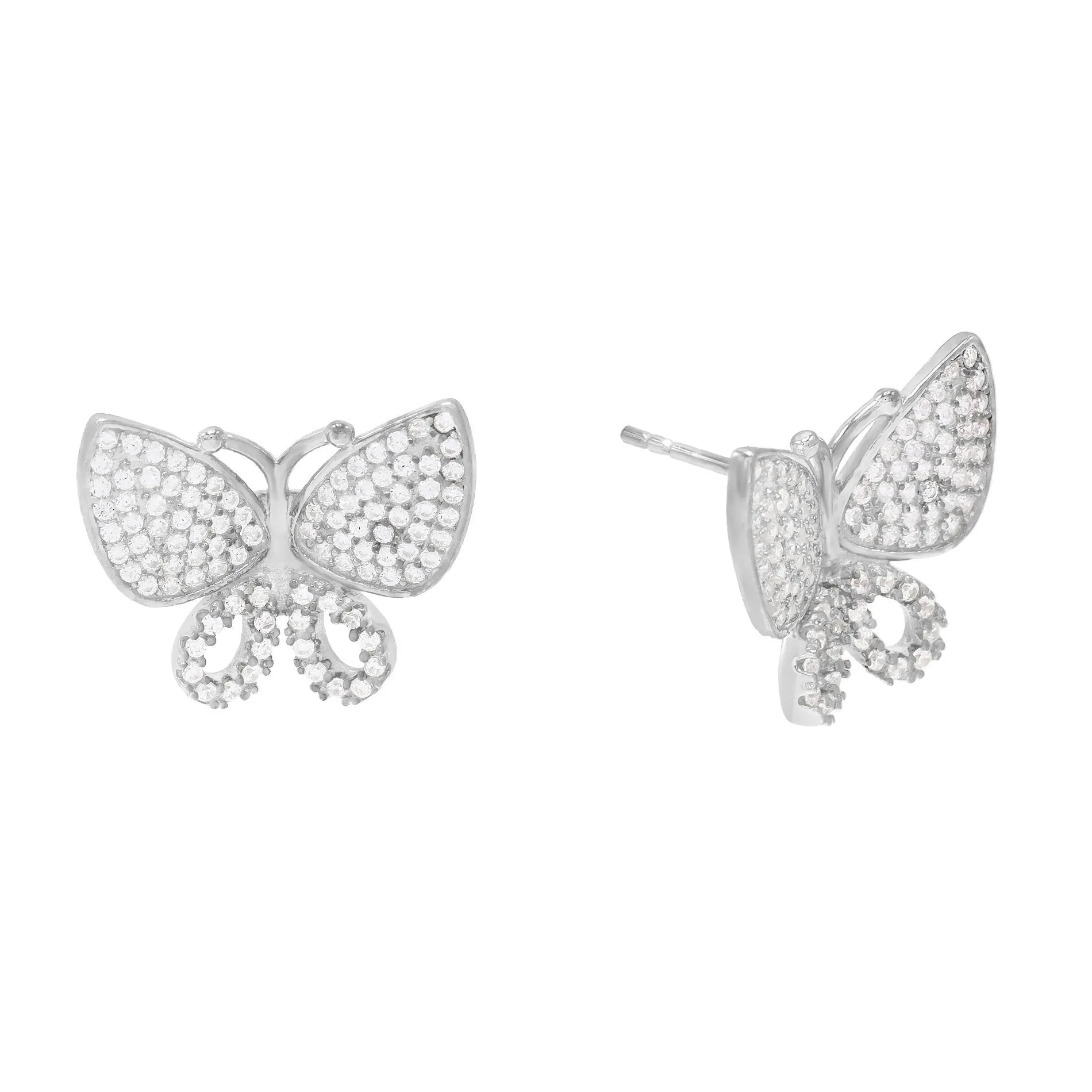 Omega Butterfly Stud Earring