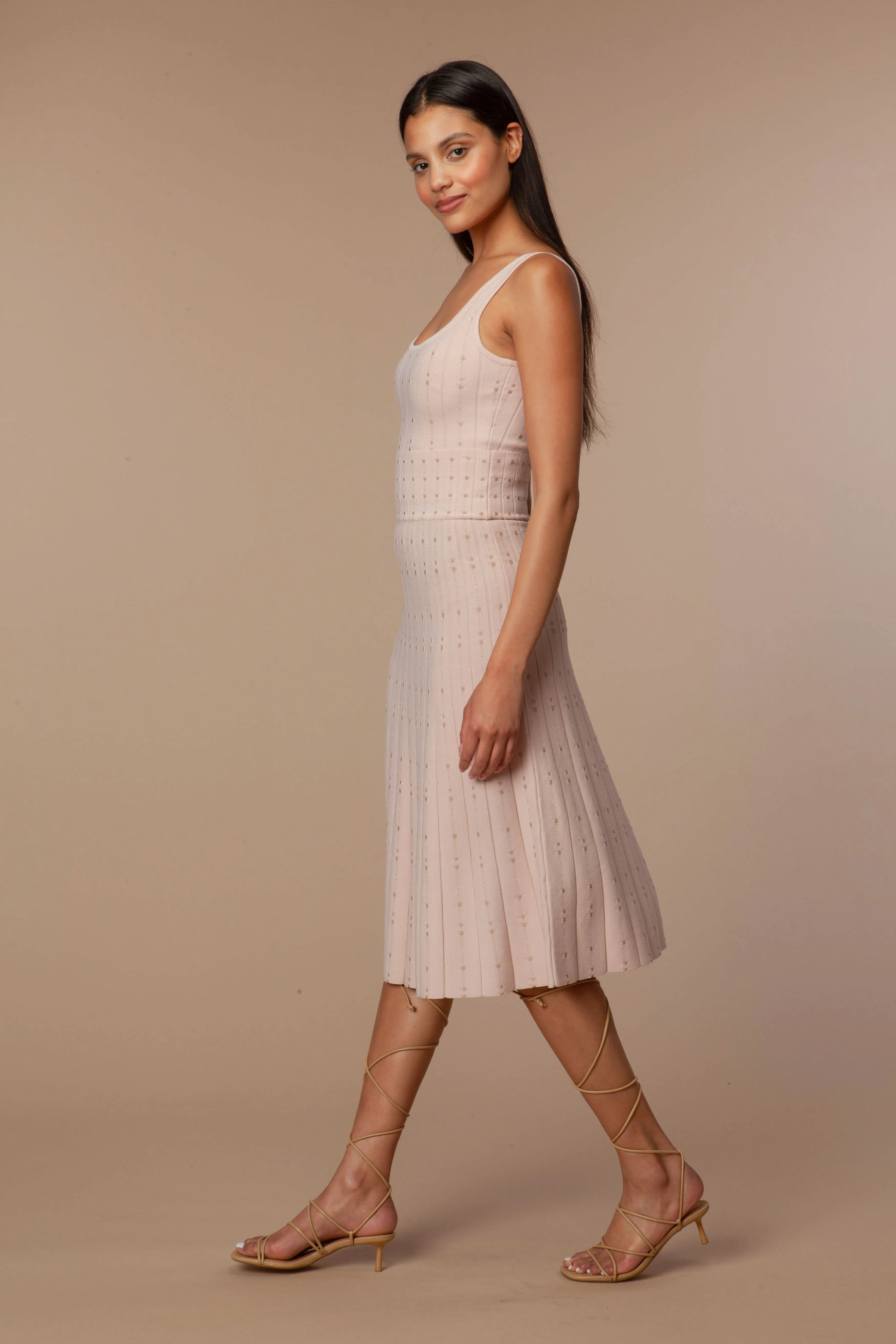 Patsy Dress Set in Nude