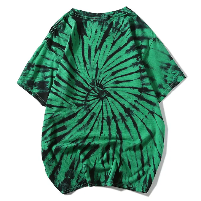 "Tie And Dye" T-shirt Gris Noir Délavé oversize - URB1™