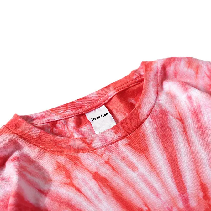 "Tie And Dye" T-shirt Gris Noir Délavé oversize - URB1™
