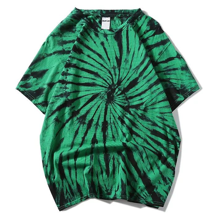 "Tie And Dye" T-shirt Gris Noir Délavé oversize - URB1™