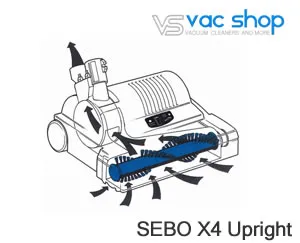Sebo Automatic X4 Upright vacuum cleaner - NO LONGER AVAILABLE now refer to the X7 Boost