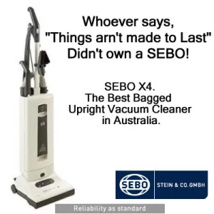 Sebo Automatic X4 Upright vacuum cleaner - NO LONGER AVAILABLE now refer to the X7 Boost