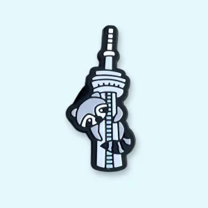 Tower Raccoon Shoe Charm