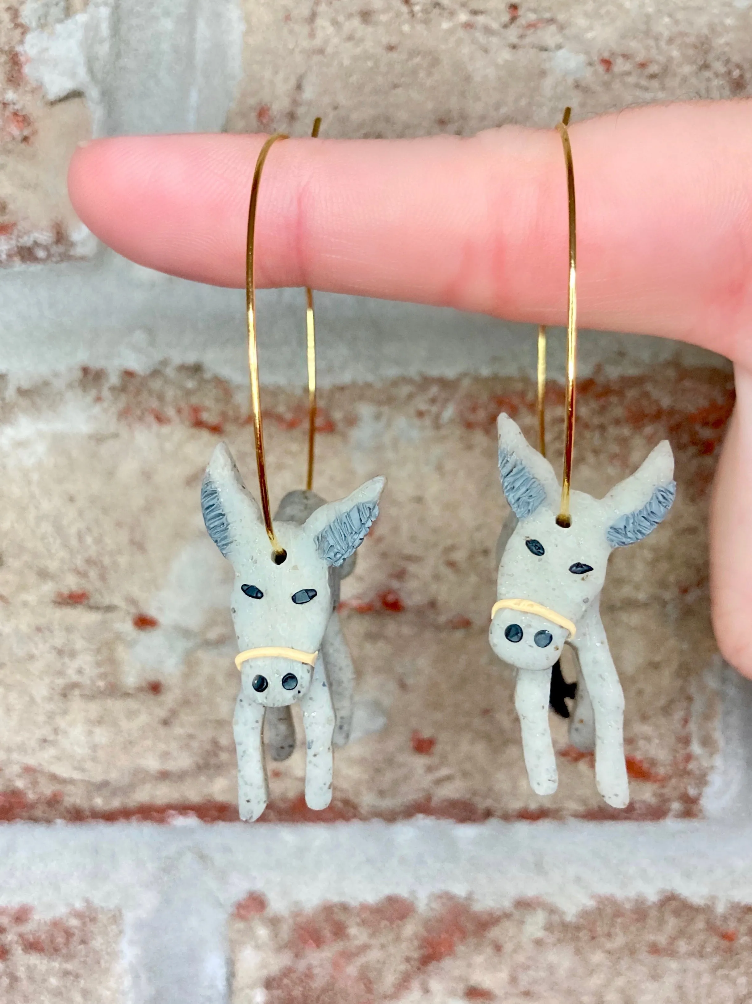 TROTTING MULE EARRINGS