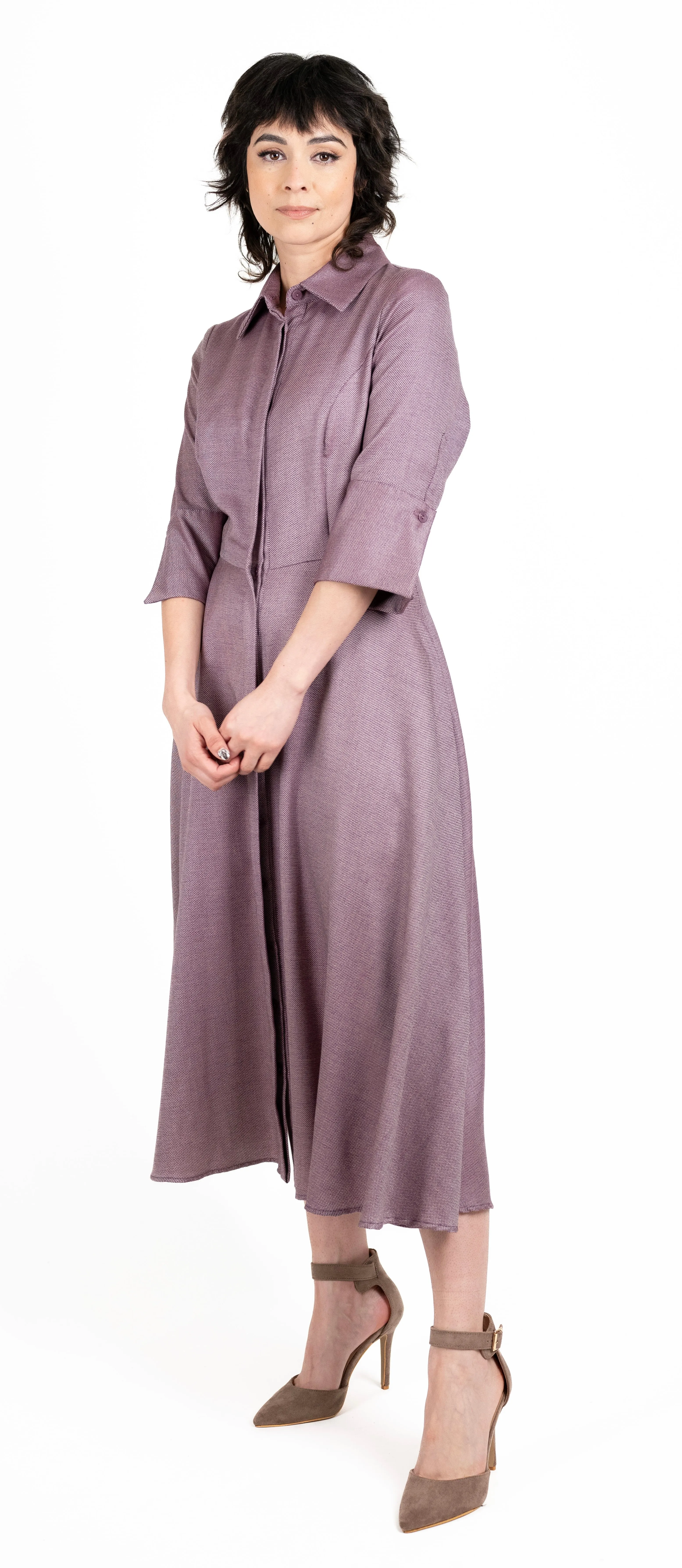 Valeria ShirtDress/ Cashmere Silk