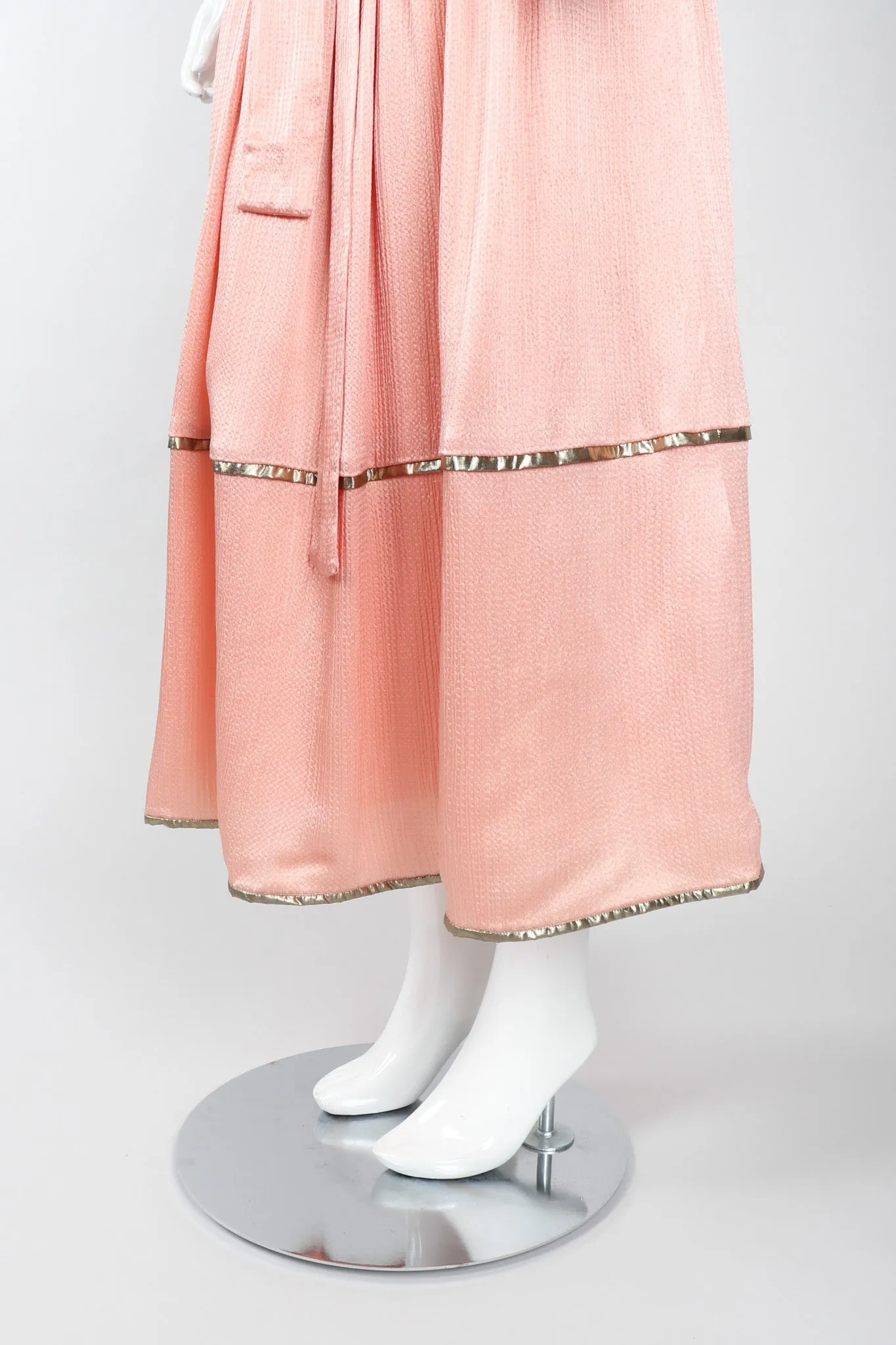 Velvet Burnout Blush Dress